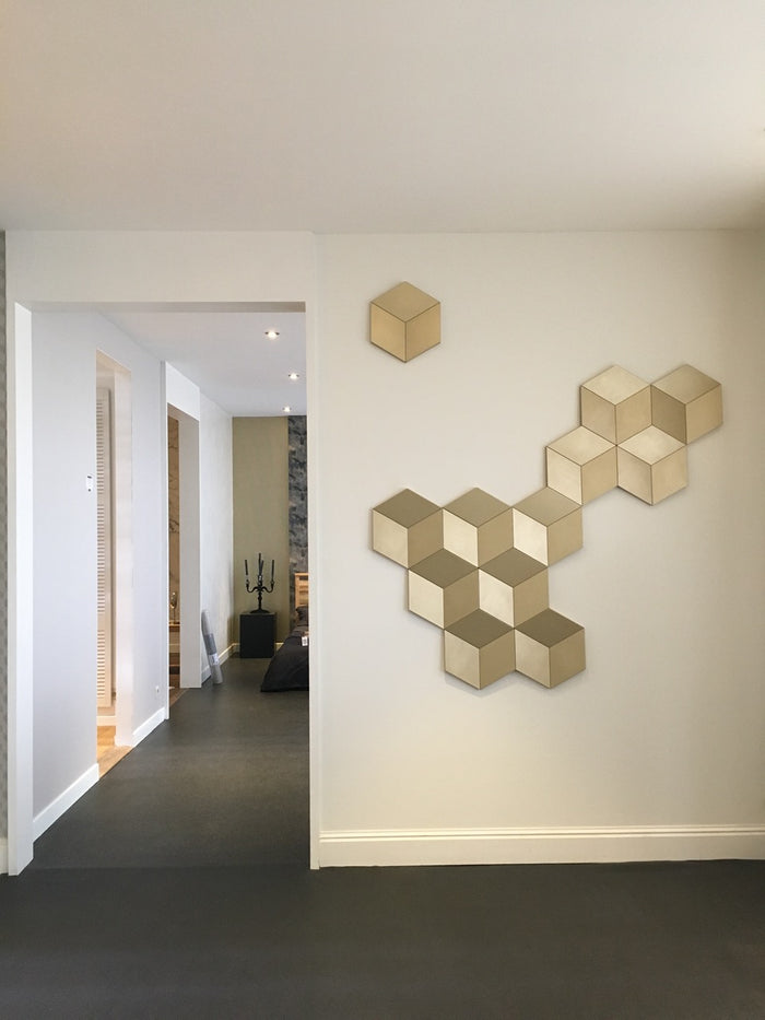 3D Wall Panel ROMBUS 34.6x30 cm made of Rigid Foam | Easy Adhesive Ins