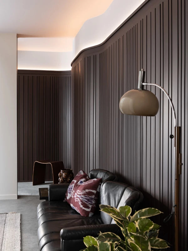 Flexible Wandleiste PX198F in weiß | 20 x 83 x 2000 mm