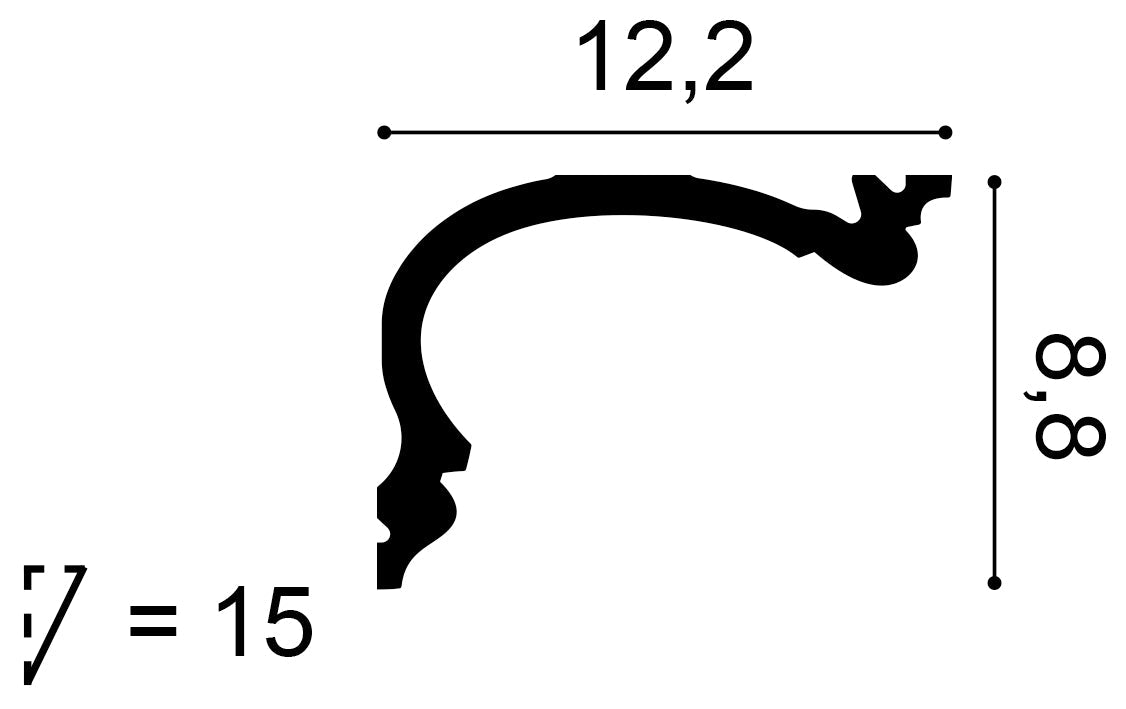 Stuckleiste C341