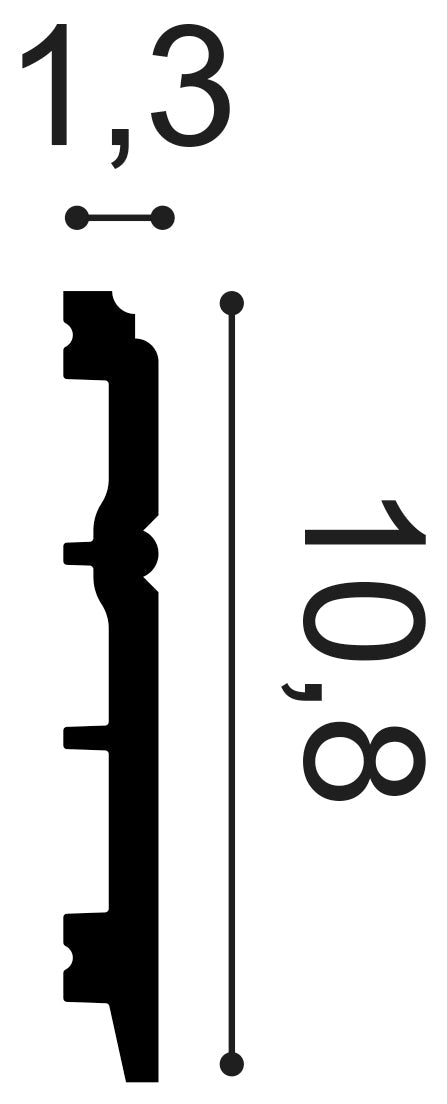 Sockelleiste SX105