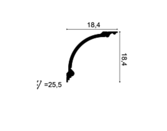 Stuckleiste C338A